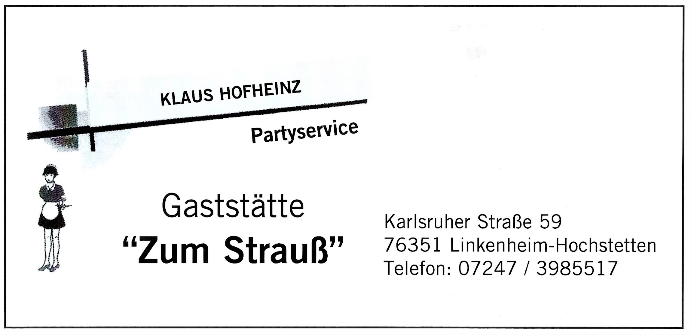 Zum Strauß - Hofheinz bearbeitet